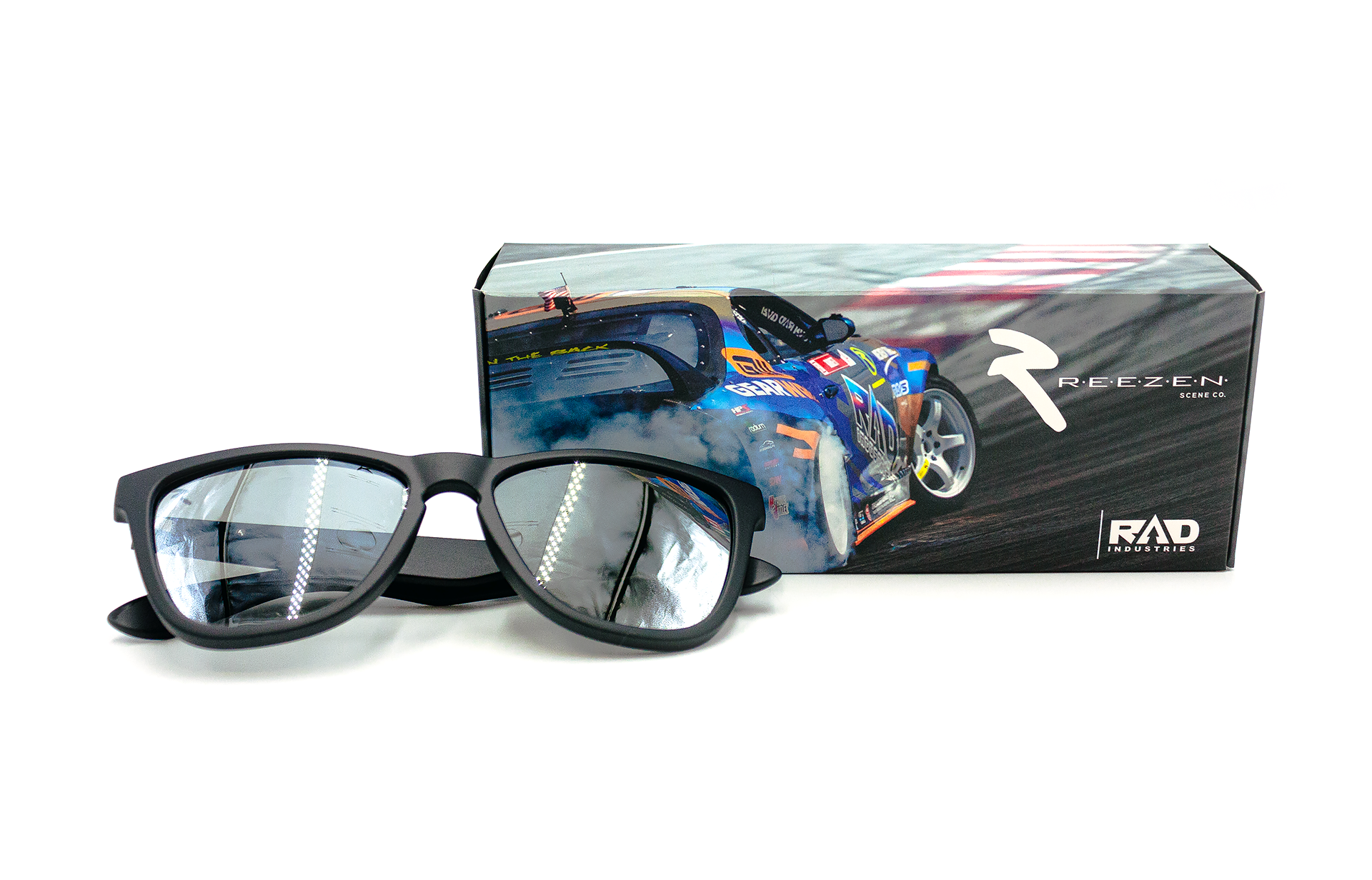 REEZEN Eyewear Lens RAD Black Black Frame, Industries Store \