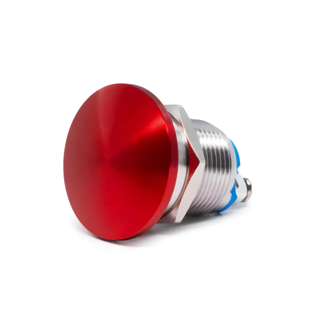 [PN: 00-51032-PB] Momentary Mushroom Cap Push-Button - 23mm Red Cap ...