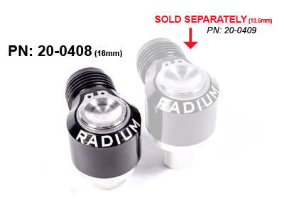 PN: 20-0408] Radium 10AN Male Press-Fit Swivel Banjo, 1JZ/2JZ