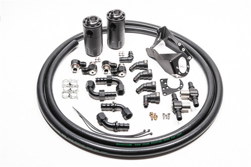 [PN: 20-0590-FL] Radium Dual Catch Can Kit, Nissan R32 Skyline GT-R,