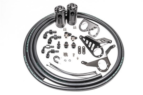 [PN: 20-038] Radium Dual Catch Can Kit, MK4 Supra, Fluid Lock