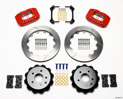 [PN: 140-9507-R] Wilwood Dynapro Radial Rear Kit 13.00in Red Nissan 350Z/Fiti G35