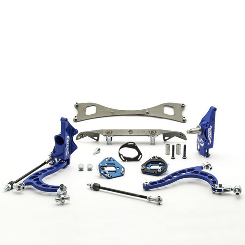 [PN: WF140_INS] Wisefab Nissan S14 S15 Front V2 Drift Angle Lock Kit with Rack Relocation (1995-2002)