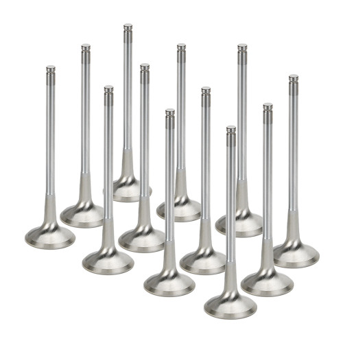 [PN: TEVI-1016-HS-12] Supertech Toyota 2JZ Inconel Exhaust Valve - +1mm Oversize - Set of 12