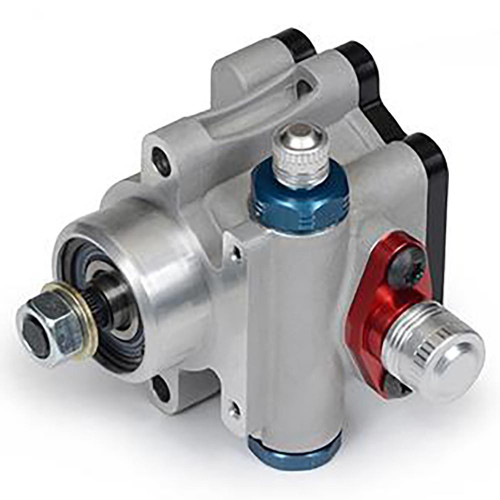 [PN: 29116811] KRC Pro Series III Aluminum Power Steering Pump 9.6CC with 17 Spline and Threaded Shaft for Pulley