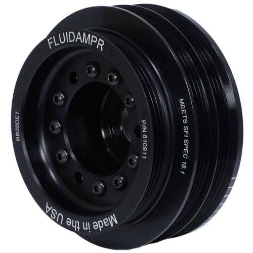 [PN: 610911] Fluidampr Nissan RB26DET Phase-2 BCNR33 GT-R / BNR-34 GT-R Steel Internally Balanced Damper