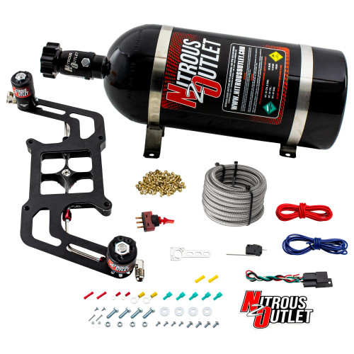 [PN: 00-10604] Stinger 2 Standard Wet 4150 Boomerang Nitrous Plate System