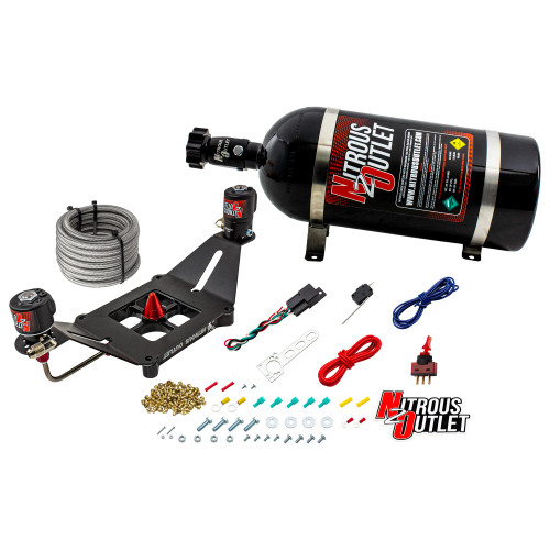 [PN: 00-10610] Stinger 2 Standard Wet 4150 Boomerang Nitrous Plate System