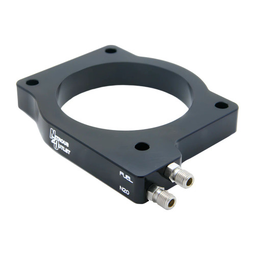 [PN: 00-42028] 90mm 2012-2015 ZL1 and 2014-2021 LT1 & LT2 Corvette/Camaro Nitrous Plate Conversion Driver Side Fittings