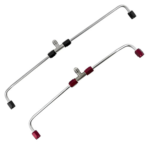 [PN: 00-10172-HL] GM LS9/LSA Blower Plate System Hard Lines - Tee to Plate