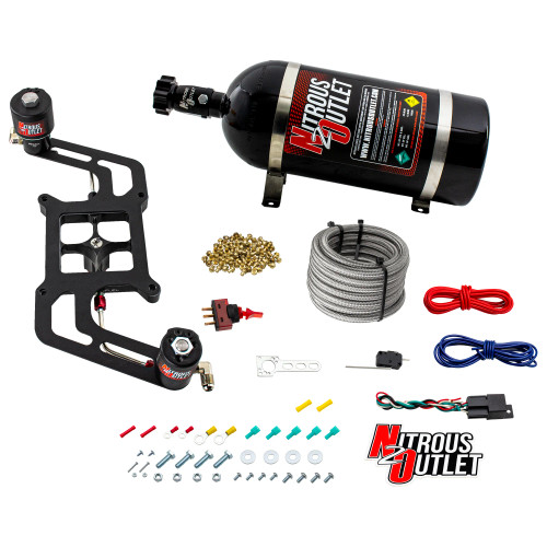 [PN: 00-10606-GEN3] Stinger 3 Race Wet 4150 Boomerang Nitrous Plate System