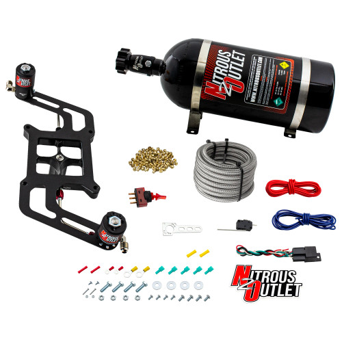 [PN: 00-10604-GEN3] Stinger 3 Standard Wet 4150 Boomerang Nitrous Plate System