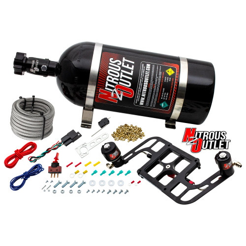 [PN: 00-10656-GEN4] Stinger 4 Race Wet 4500 Boomerang Nitrous Plate System