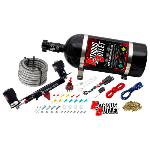 [PN: 00-10606-GEN4] Stinger 4 Race Wet 4150 Boomerang Nitrous Plate System