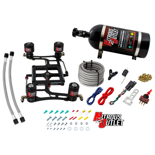 [PN: 00-10640] Hornet 2 Race Wet 4500 Boomerang Nitrous Plate System