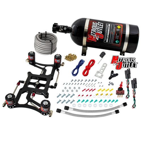 [PN: 00-10626] Hornet 2 Standard Wet 4150 Boomerang Nitrous Plate System