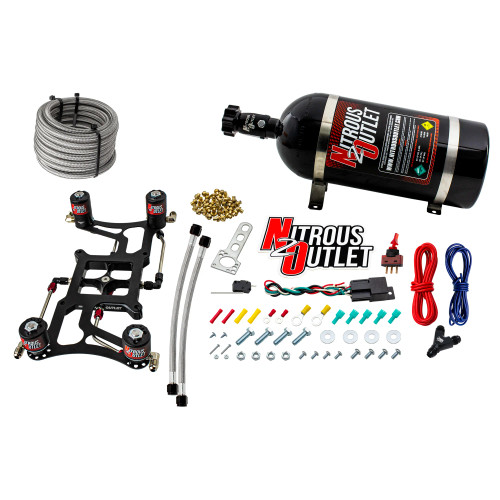 [PN: 00-10628] Hornet 2 Race Wet 4150 Boomerang Nitrous Plate System