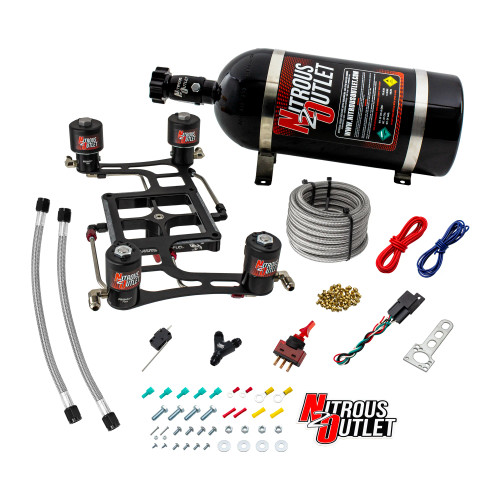 [PN: 00-10640-GEN3] Hornet 2 Standard Wet 4150 Nitrous Plate System