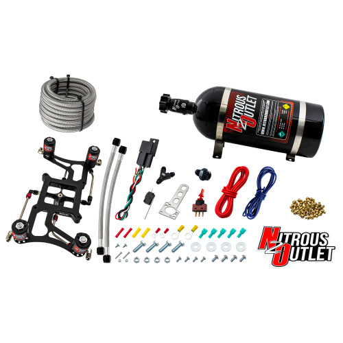 [PN: 00-10638-GEN3] Hornet 3 Standard Wet 4500 Boomerang Nitrous Plate System