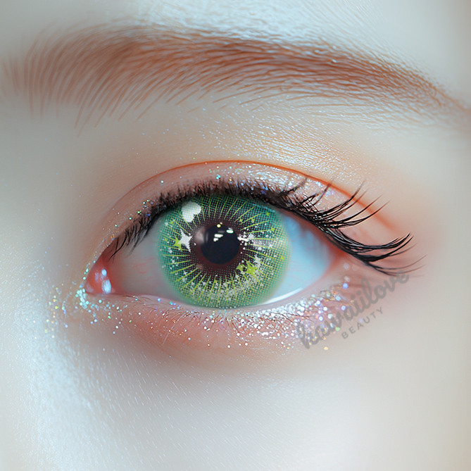 CrazyLab Candy Pop Green Circle Lenses