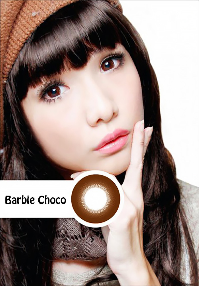 Barbie Pearl Choco Brown Color Contacts Circle Lenses