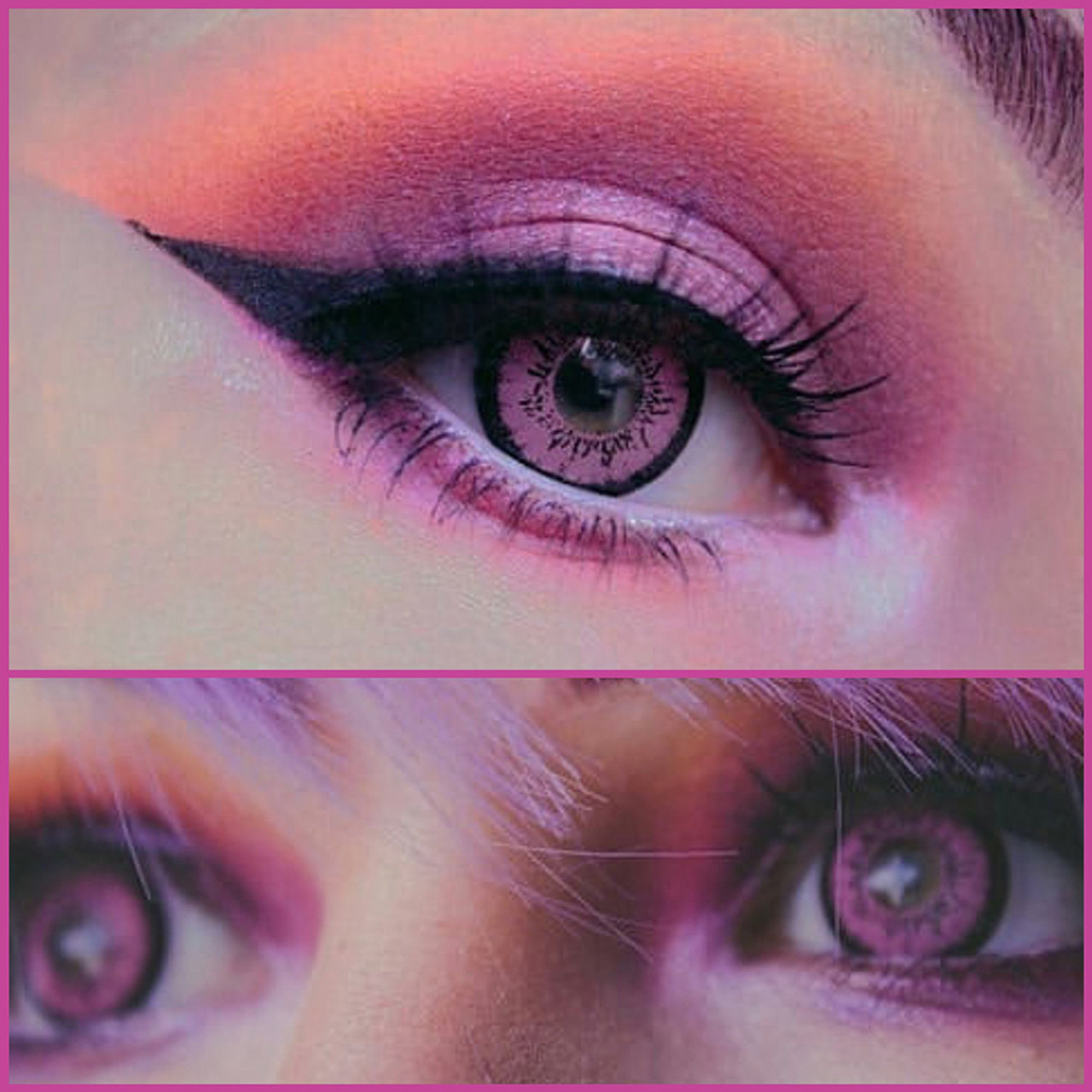 Dolly Eye Pink Cosplay Circle Lenses