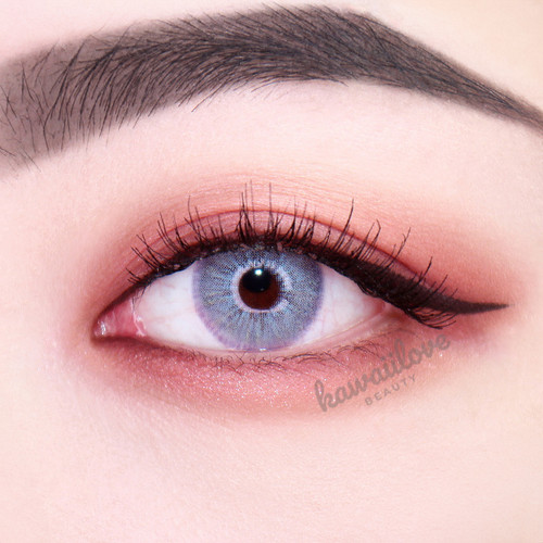 Urban Layer Las Vegas N Ash Blue circle lenses are affordable designer hand-painted look 5-tone colored contacts that offer a total and natural color change, made with silicone hydrogel soft contact lens technology. Add these beautiful fantasy blue lenses to your collection. We ship fast from the USA.