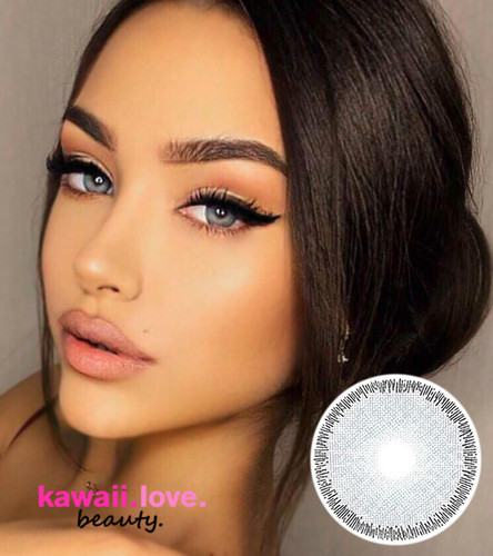 Urban Layer Cloud R Ice Gray circle lenses are special colored contacts that feature natural light cool grey 3 tone blended color, and a dark limbal ring encircling your eyes to make them stand out for a cute and subtle dolly eyed look. Our authentic Cloud R Ice Gray circle lenses ship fast from the USA and include a free cute contact lens case with each pair. Urban Layer Cloud R Ice Gray circle lenses are special colored contacts that feature natural light cool grey 3 tone blended color, and a dark limbal ring encircling your eyes to make them stand out for a cute and subtle dolly eyed look. Our authentic Cloud R Ice Gray circle lenses ship fast from the USA and include a free cute contact lens case with each pair.