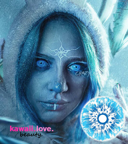 CrazyLab Korea White Walker UV Game of Thrones cosplay special effects cosmetic colored circle contacts glow in the dark and includes a free contact lens case and fast shipping from the USA! These entrancing and creepy black light blue circle lenses glow under ultra-violet lights, which make them an incredible choice for your Halloween look. CrazyLab Korea White Walker UV Game of Thrones cosplay special effects cosmetic colored circle contacts glow in the dark and includes a free contact lens case and fast shipping from the USA! These entrancing and creepy black light blue circle lenses glow under ultra-violet lights, which make them an incredible choice for your Halloween look.