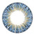 Detail of design on Geolica Lady Cobalt Blue 14.2mm circle lenses. Detail of design on Geolica Lady Cobalt Blue 14.2mm circle lenses.
