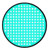 CrazyLab Cyan Mesh R colored contact lenses with screen printing covering the eye CrazyLab Cyan Mesh R colored contact lenses with screen printing covering the eye