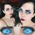22mm Sclera Ice Zombie Theatrical Lenses | 1 Year