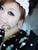 Model photo, Geo Angel Blue CM-832 contacts.