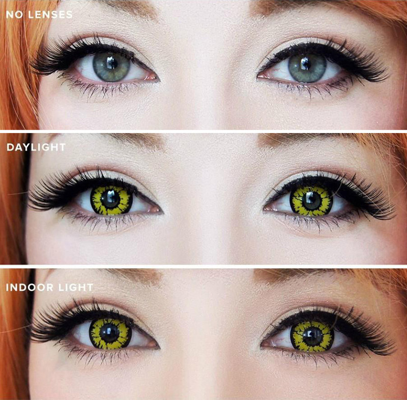 black wolf eye contacts