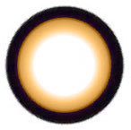 Geo WIA24 Sakura Brown circle lens design detail.