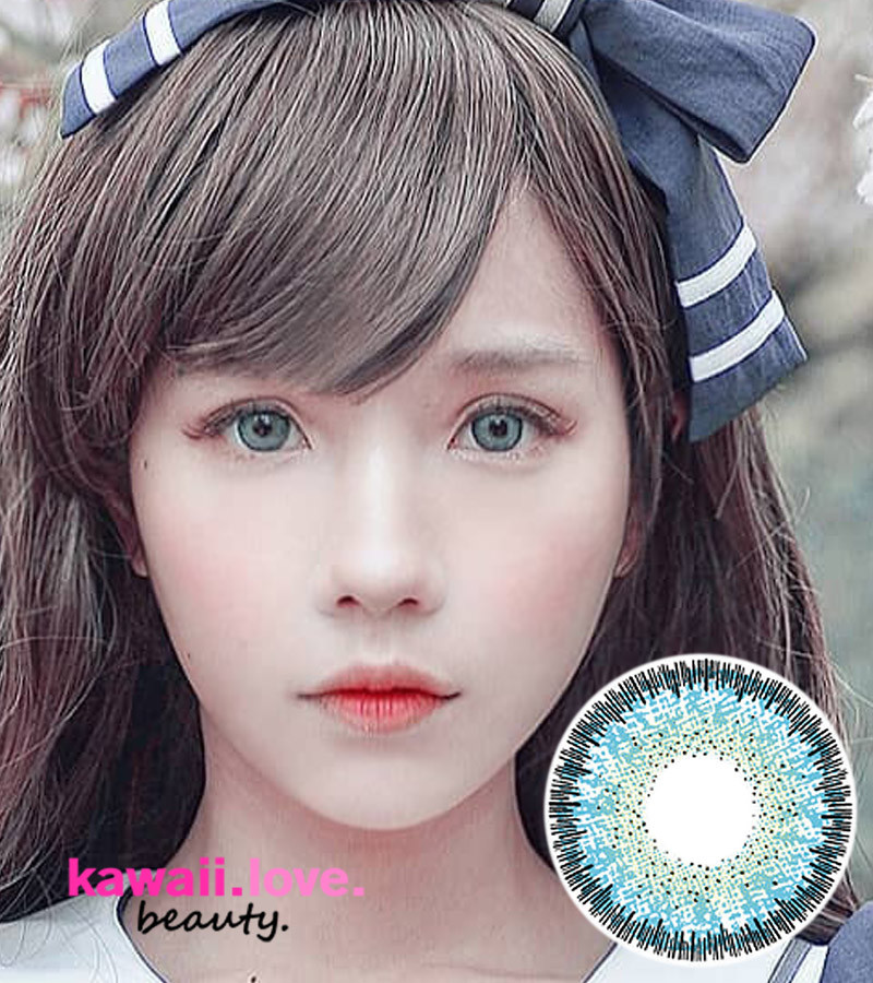Sakura Blue Circle Lenses | Yearly
