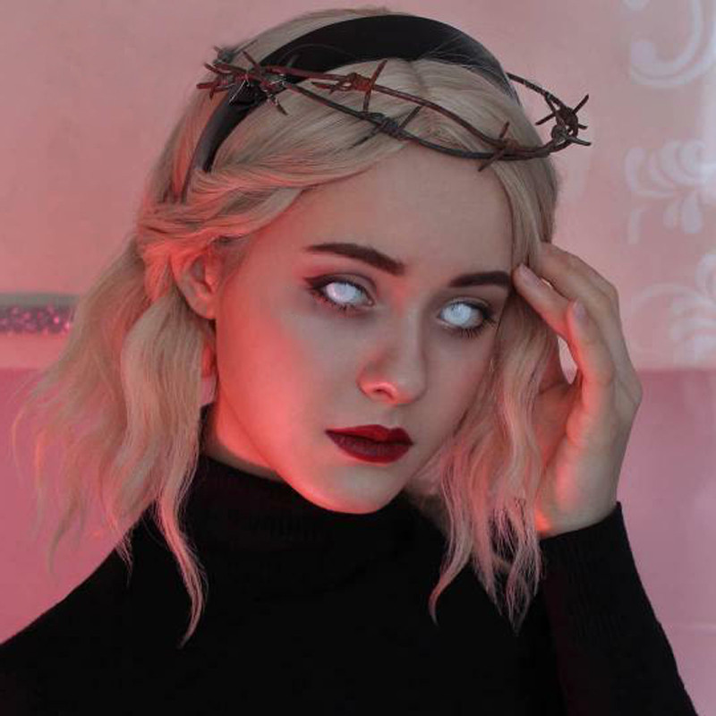 Visible White Blind Circle Lenses | 1 Year Visible White Blind Circle Lenses | 1 Year