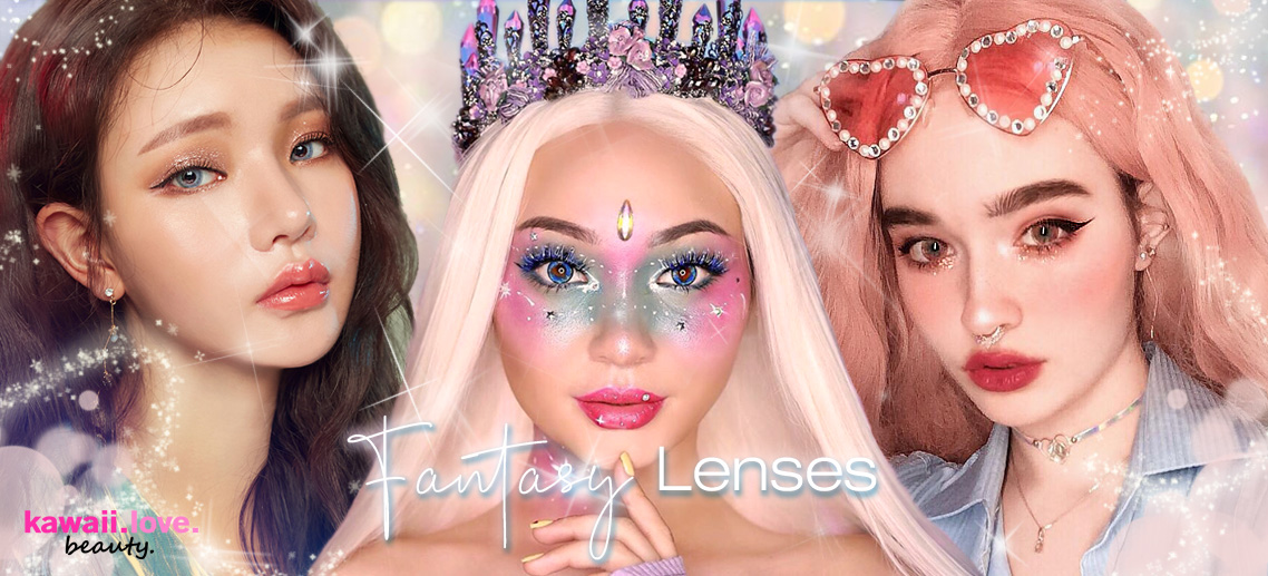 Fantasy Colored Contacts and Circle Lenses with Ethereal and Magical Designs - Elevate your gaze with enchanting and otherworldly eye transformations.