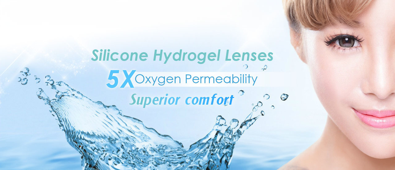 Urban Layer silicone hydrogel soft colored circle lenses and colored contacts with 5 times oxygen permeability for superior comfort.