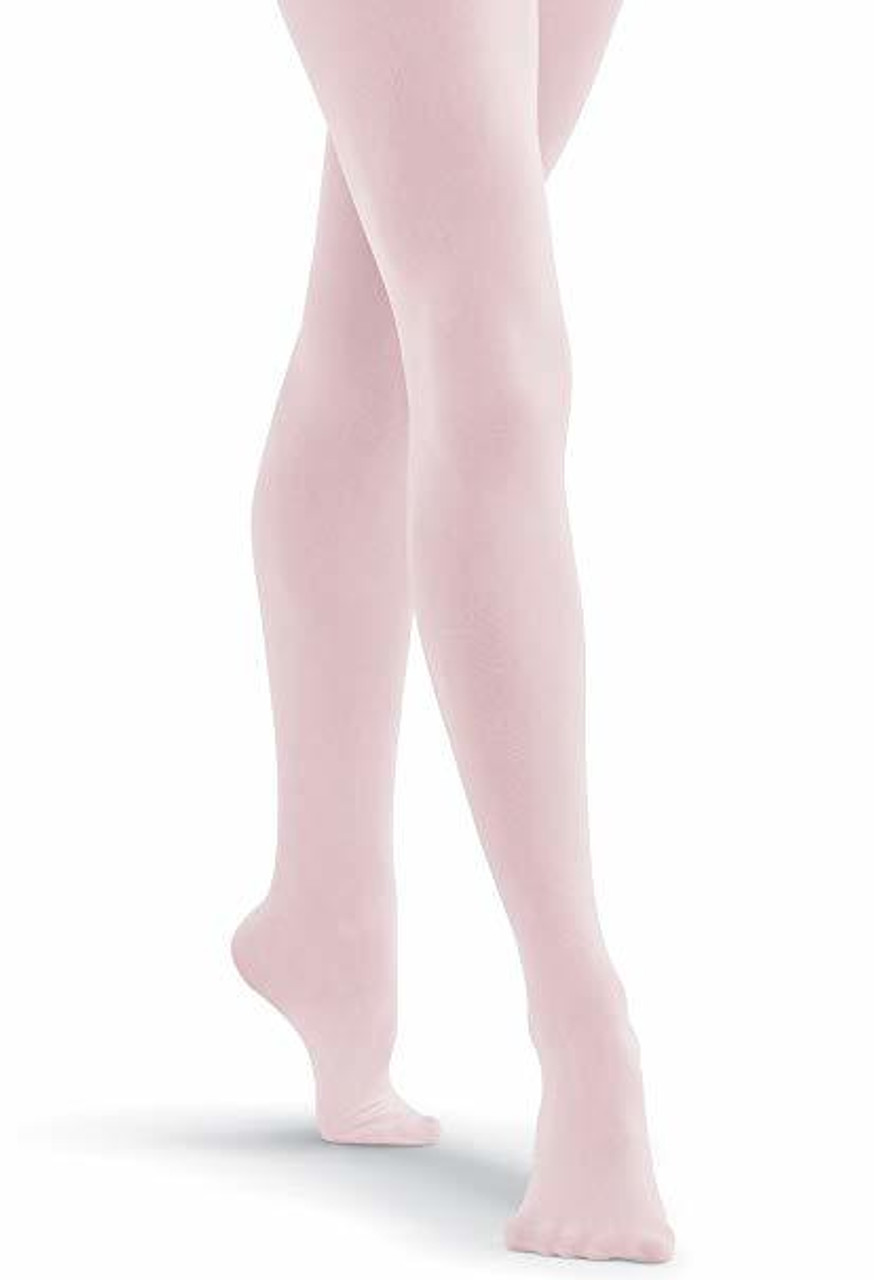 Sansha Womens Microfiber Footless Dance Tights, Hot Pink, One Size