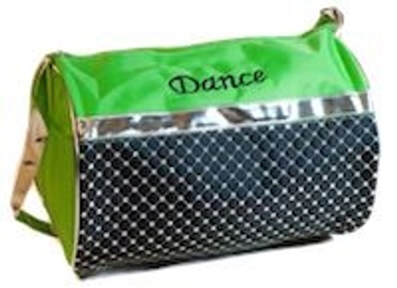 Silver Sequin Dance Duffle Bag