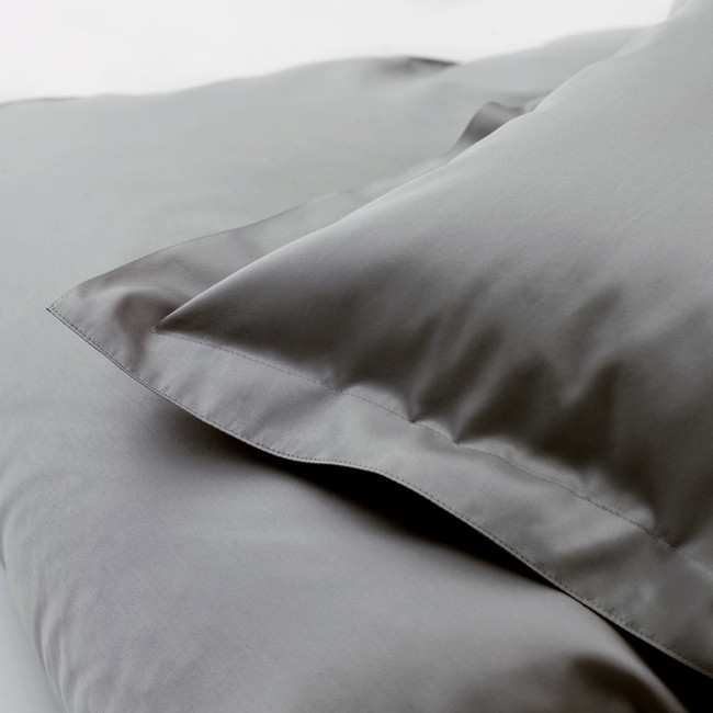 DUXIANA Essentials - Sateen, fitted sheet, graphite