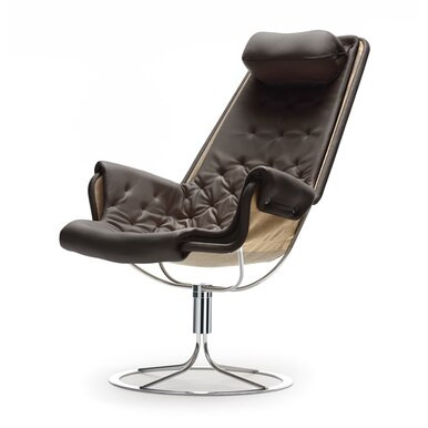 北欧ヴィンテージ■DUXIANA■Jetson　ラウンジチェア　回転　レザー 北欧ヴィンテージ□DUXIANA□Jetson ラウンジチェア 回転 レザー