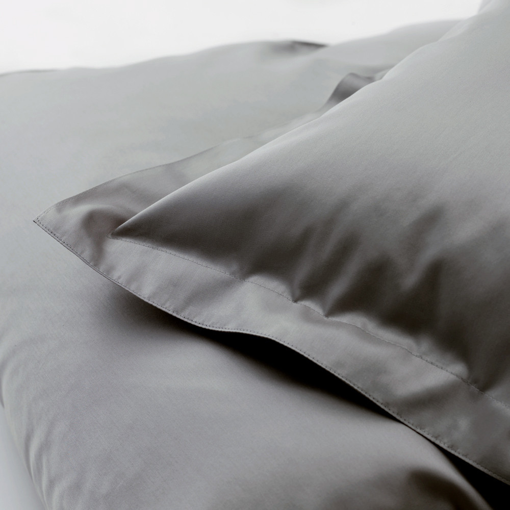 DUXIANA Essentials - Sateen, fitted sheet, graphite