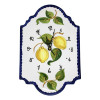 Italian Ceramic Wall Clock - Limoni Semplici - Fratelli Mari