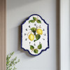 Italian Ceramic Wall Clock - Limoni Semplici - Fratelli Mari
