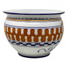 Italian Ceramic Cache Pot - Palio di Siena - Leocorno - Fratelli Mari 