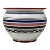 Italian Ceramic Cache Pot - Palio di Siena - Istrice - Fratelli Mari 