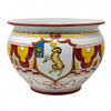 Italian Ceramic Cache Pot - Palio di Siena - Montone - Fratelli Mari 