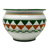 Italian Ceramic Cache Pot - Palio di Siena - Selva - Fratelli Mari 